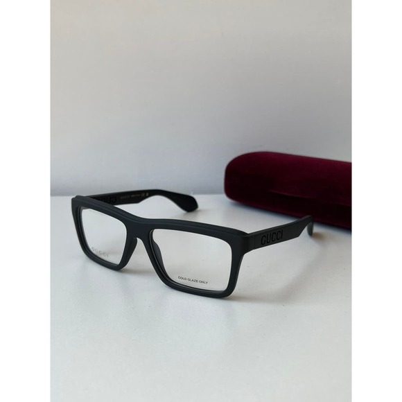 NEW Gucci GG1573O Matte Black Unisex Eyeglasses Frames - Picture 3 of 10